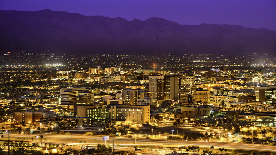 Night in Tucson, Arizona